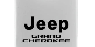 Jeep Grand Cherokee Duo Leather / Chrome Key Chain Fob - Official Licensed
