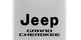Jeep Grand Cherokee Duo Leather / Chrome Key Chain Fob - Official Licensed