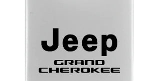 Jeep Grand Cherokee Duo Leather / Chrome Key Chain Fob - Official Licensed
