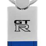 Nissan GTR Duo Leather / Chrome Key Chain Fob - Official Licensed