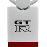 Nissan GTR Duo Leather / Chrome Key Chain Fob - Official Licensed