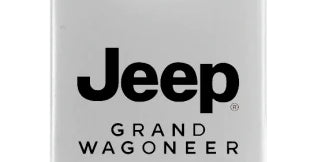 Jeep Grand Wagoneer Duo Leather / Chrome Key Chain Fob - Official Licensed