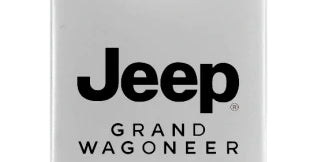 Jeep Grand Wagoneer Duo Leather / Chrome Key Chain Fob - Official Licensed
