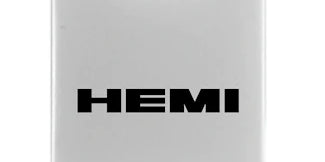 Mopar Hemi Duo Leather / Chrome Key Chain Fob - Official Licensed