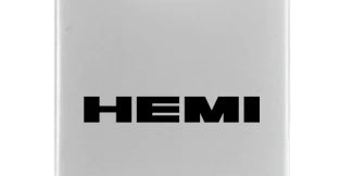 Mopar Hemi Duo Leather / Chrome Key Chain Fob - Official Licensed