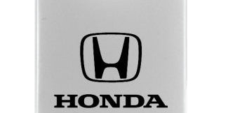 Honda Duo Leather / Chrome Key Chain Fob - Official Licensed