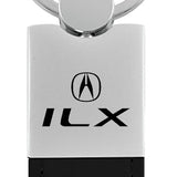 Acura ILX Duo Leather / Chrome Key Chain Fob - Official Licensed