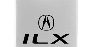 Acura ILX Duo Leather / Chrome Key Chain Fob - Official Licensed