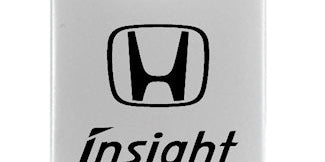 Honda Insight Duo Leather / Chrome Key Chain Fob - Official Licensed