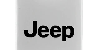 Jeep Duo Leather / Chrome Key Chain Fob - Official Licensed