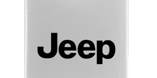 Jeep Duo Leather / Chrome Key Chain Fob - Official Licensed