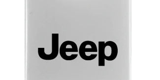 Jeep Duo Leather / Chrome Key Chain Fob - Official Licensed