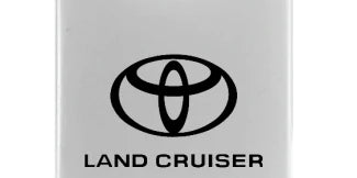 Toyota Land Cruiser Duo Leather / Chrome Key Chain Fob - Official Licensed