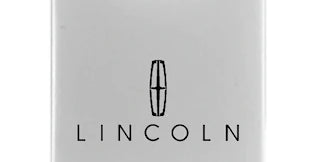 Lincoln Duo Leather / Chrome Key Chain Fob - Official Licensed