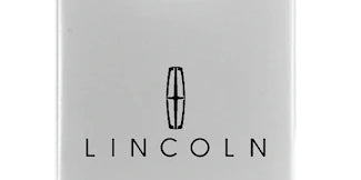 Lincoln Duo Leather / Chrome Key Chain Fob - Official Licensed