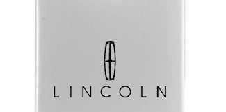 Lincoln Duo Leather / Chrome Key Chain Fob - Official Licensed