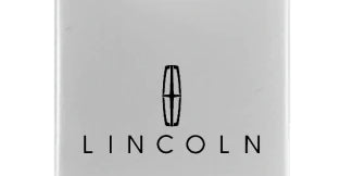 Lincoln Duo Leather / Chrome Key Chain Fob - Official Licensed