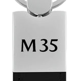 Infiniti M35 Duo Leather / Chrome Key Chain Fob - Official Licensed