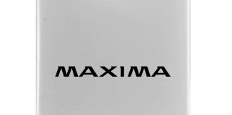 Nissan Maxima Duo Leather / Chrome Key Chain Fob - Official Licensed