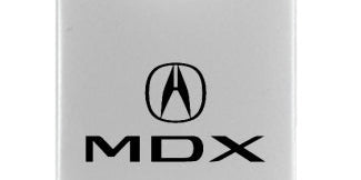 Acura MDX Duo Leather / Chrome Key Chain Fob - Official Licensed