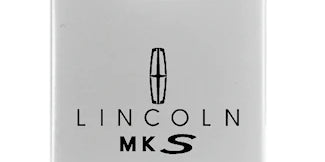 Lincoln MKS Duo Leather / Chrome Key Chain Fob - Official Licensed