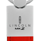 Lincoln MKZ Duo Leather / Chrome Key Chain Fob - Official Licensed