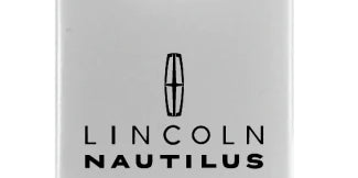 Lincoln Nautilus Duo Leather / Chrome Key Chain Fob - Official Licensed