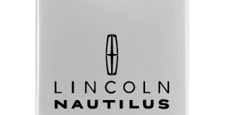 Lincoln Nautilus Duo Leather / Chrome Key Chain Fob - Official Licensed