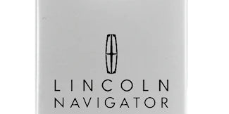 Lincoln Navigator Duo Leather / Chrome Key Chain Fob - Official Licensed
