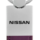 Nissan Duo Leather / Chrome Key Chain Fob - Official Licensed