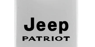 Jeep Patriot Duo Leather / Chrome Key Chain Fob - Official Licensed