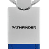 Nissan Pathfinder Duo Leather / Chrome Key Chain Fob - Official Licensed