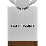 Nissan Pathfinder Duo Leather / Chrome Key Chain Fob - Official Licensed
