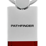 Nissan Pathfinder Duo Leather / Chrome Key Chain Fob - Official Licensed