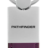 Nissan Pathfinder Duo Leather / Chrome Key Chain Fob - Official Licensed