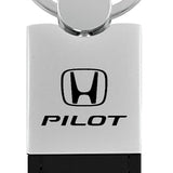 Honda Pilot Duo Leather / Chrome Key Chain Fob - Official Licensed