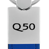 Infiniti Q50 Duo Leather / Chrome Key Chain Fob - Official Licensed