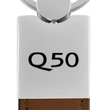 Infiniti Q50 Duo Leather / Chrome Key Chain Fob - Official Licensed