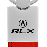 Acura RLX Duo Leather / Chrome Key Chain Fob - Official Licensed