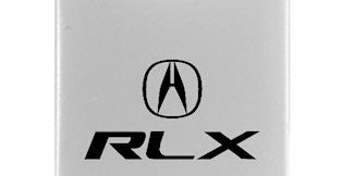 Acura RLX Duo Leather / Chrome Key Chain Fob - Official Licensed