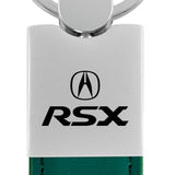 Acura RSX Duo Leather / Chrome Key Chain Fob - Official Licensed