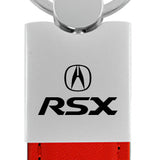 Acura RSX Duo Leather / Chrome Key Chain Fob - Official Licensed
