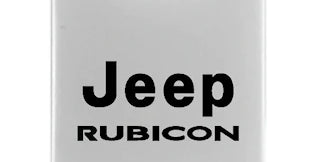Jeep Rubicon Duo Leather / Chrome Key Chain Fob - Official Licensed