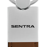 Nissan Sentra Duo Leather / Chrome Key Chain Fob - Official Licensed