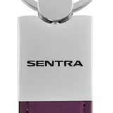 Nissan Sentra Duo Leather / Chrome Key Chain Fob - Official Licensed