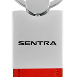 Nissan Sentra Duo Leather / Chrome Key Chain Fob - Official Licensed