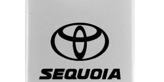 Toyota Sequoia Duo Leather / Chrome Key Chain Fob - Official Licensed