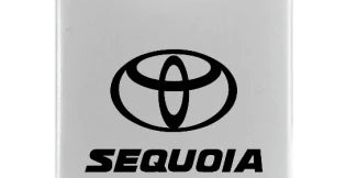 Toyota Sequoia Duo Leather / Chrome Key Chain Fob - Official Licensed