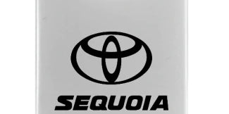Toyota Sequoia Duo Leather / Chrome Key Chain Fob - Official Licensed