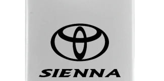 Toyota Sienna Duo Leather / Chrome Key Chain Fob - Official Licensed